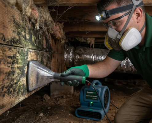 Crawl space mold removal services